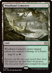 Woodland Cemetery [Duskmourn: House of Horror Commander]