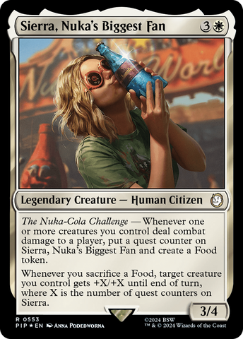 Sierra, Nuka's Biggest Fan (Surge Foil) [Fallout]