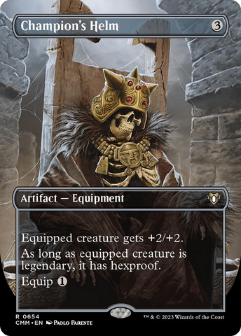 Champion's Helm (Borderless Alternate Art) [Commander Masters]