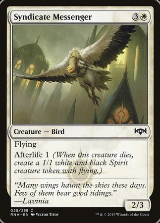 Syndicate Messenger [Ravnica Allegiance]