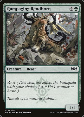 Rampaging Rendhorn [Ravnica Allegiance]