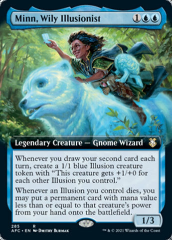 Minn, Wily Illusionist (Extended) [Dungeons & Dragons: Adventures in the Forgotten Realms Commander]