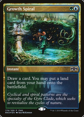 Growth Spiral [Ravnica Allegiance Promos]