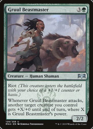 Gruul Beastmaster [Ravnica Allegiance]