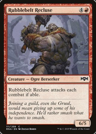 Rubblebelt Recluse [Ravnica Allegiance]