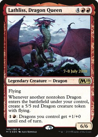 Lathliss, Dragon Queen [Core Set 2019 Promos]