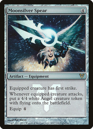 Moonsilver Spear [Avacyn Restored Promos]