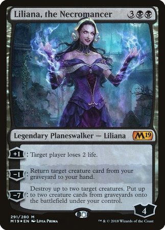 Liliana, the Necromancer [Core Set 2019]