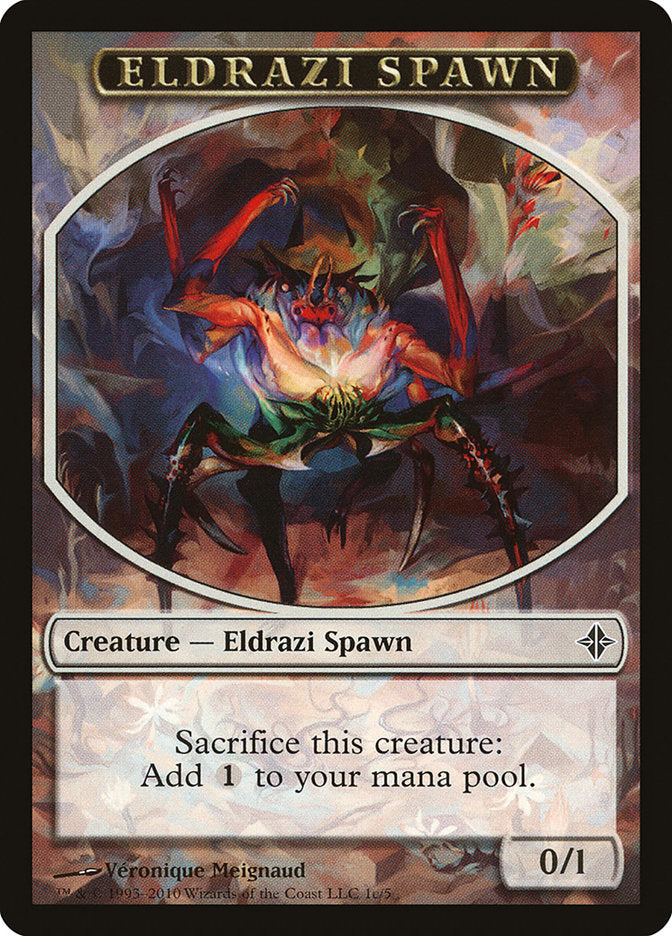 Eldrazi Spawn (1c/5) [Rise of the Eldrazi Tokens]