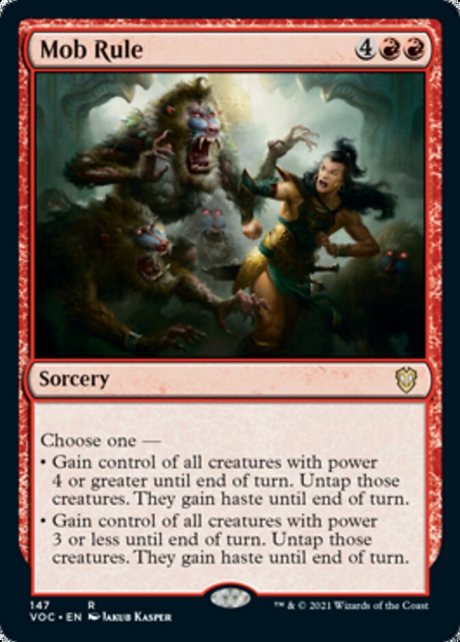 Mob Rule [Innistrad: Crimson Vow Commander]