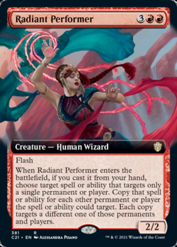 Radiant Performer (Extended) [Commander 2021]