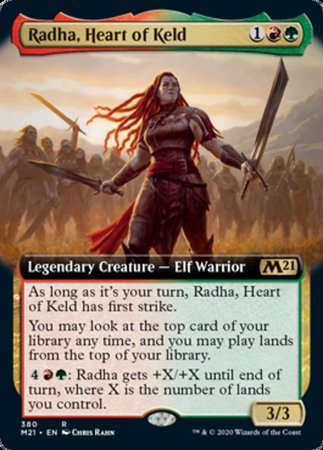 Radha, Heart of Keld (Extended Art) [Core Set 2021]