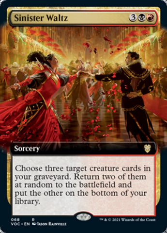 Sinister Waltz (Extended) [Innistrad: Crimson Vow Commander]