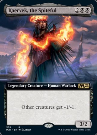 Kaervek, the Spiteful (Extended Art) [Core Set 2021]