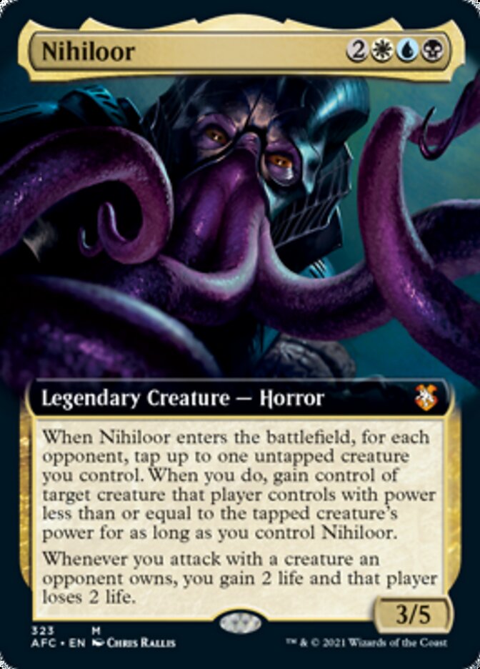 Nihiloor (Extended) [Dungeons & Dragons: Adventures in the Forgotten Realms Commander]