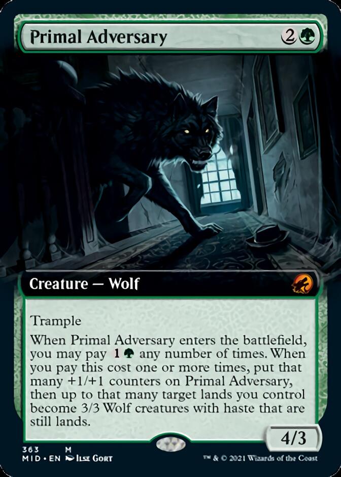 Primal Adversary (Extended) [Innistrad: Midnight Hunt]