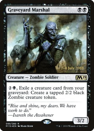 Graveyard Marshal [Core Set 2019 Promos]