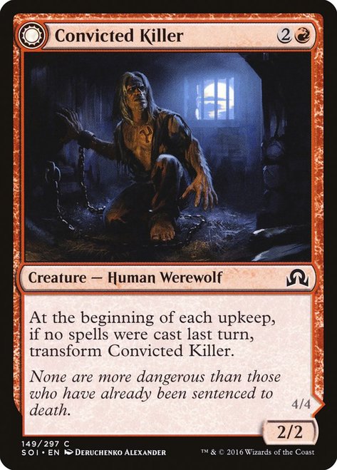 Convicted Killer // Branded Howler [Shadows over Innistrad]