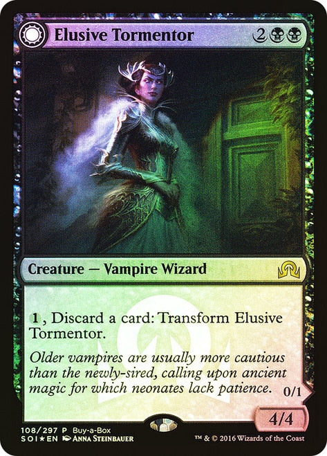 Elusive Tormentor // Insidious Mist [Shadows over Innistrad Buy-a-Box Promos]