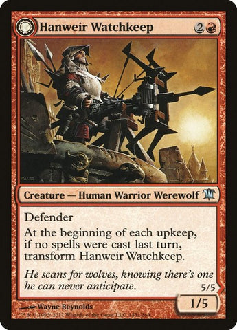 Hanweir Watchkeep // Bane of Hanweir [Innistrad]