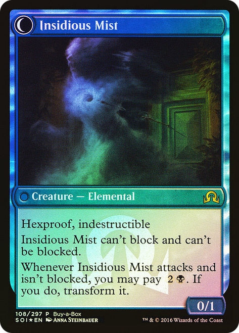 Elusive Tormentor // Insidious Mist [Shadows over Innistrad Buy-a-Box Promos]