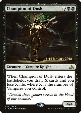 Champion of Dusk [Rivals of Ixalan Promos]