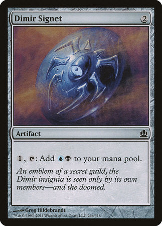 Dimir Signet [Commander 2011]