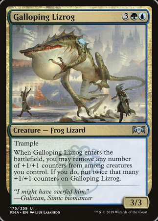 Galloping Lizrog [Ravnica Allegiance]