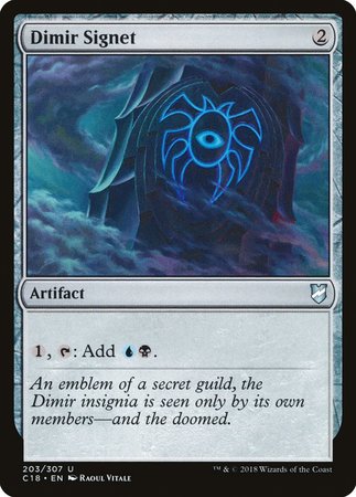 Dimir Signet [Commander 2018]