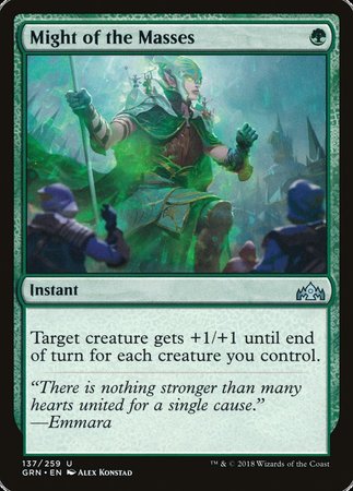 Might of the Masses [Guilds of Ravnica]