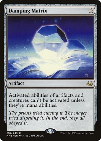 Damping Matrix [Modern Masters 2017]