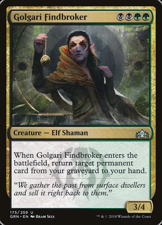 Golgari Findbroker [Guilds of Ravnica]