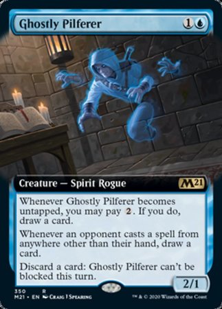 Ghostly Pilferer (Extended Art) [Core Set 2021]