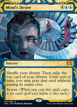 Mind's Desire (Etched Foil) [Strixhaven Mystical Archive]