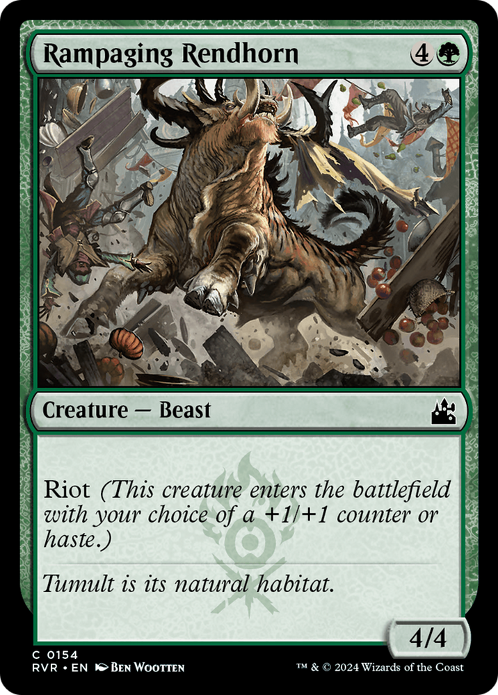 Rampaging Rendhorn [Ravnica Remastered]