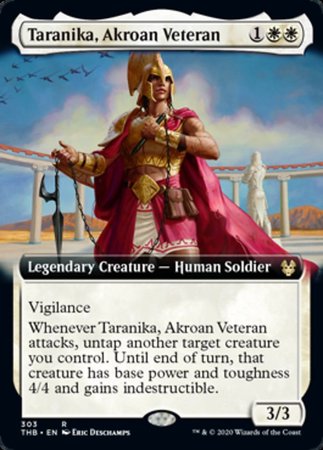 Taranika, Akroan Veteran (Extended Art) [Theros Beyond Death]