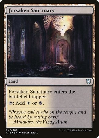 Forsaken Sanctuary [Commander 2018]