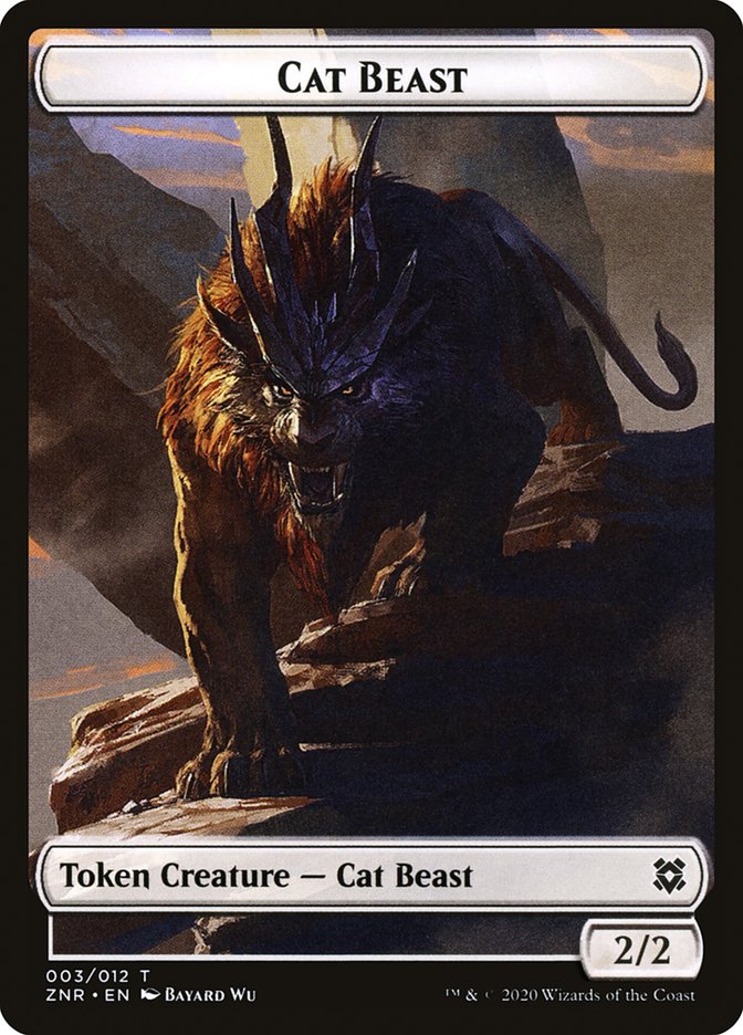 Cat Beast Token [Zendikar Rising]