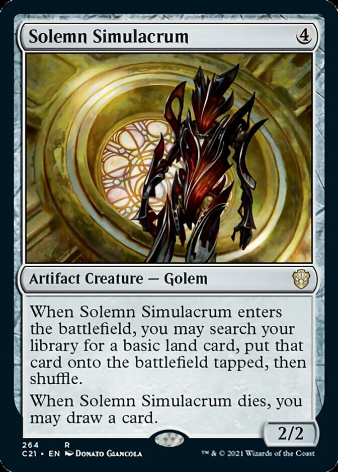 Solemn Simulacrum [Commander 2021]